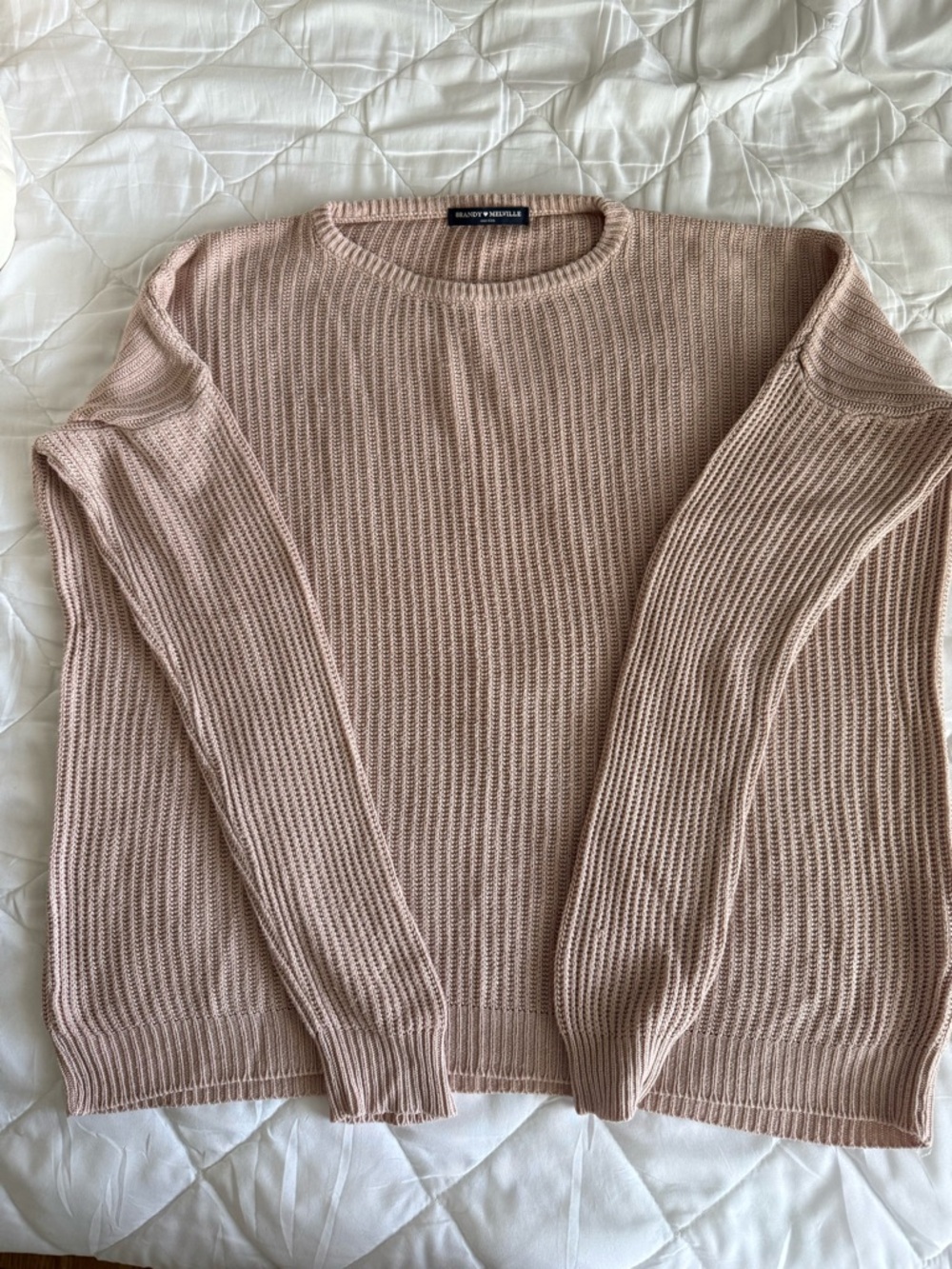Brandy Melville Sweater in Blush